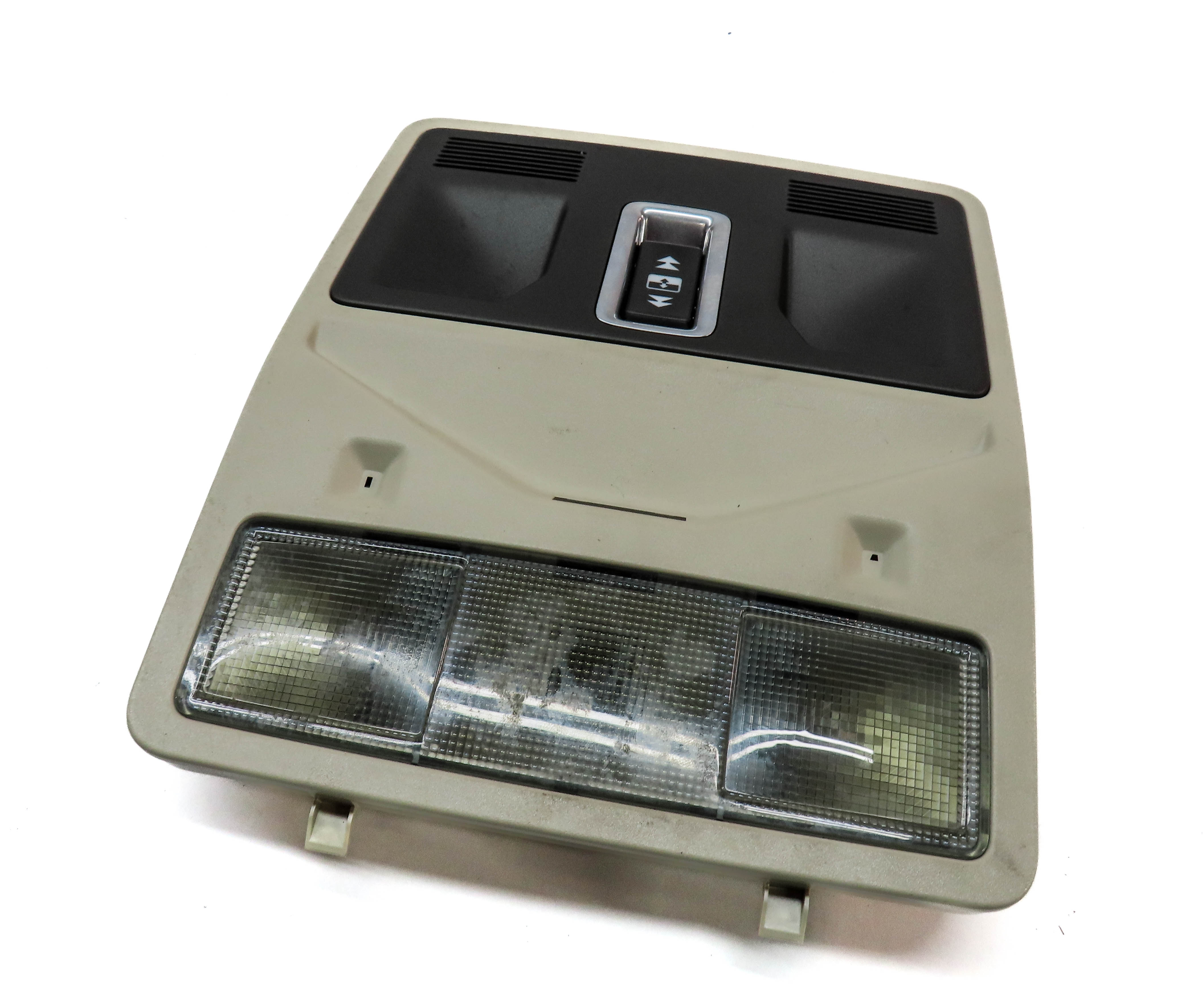 2013 RANGE ROVER EVOQUE (L538) FRONT OVERHEAD DOME LIGHT LAMP w/ SWITCHES — exact item pictured